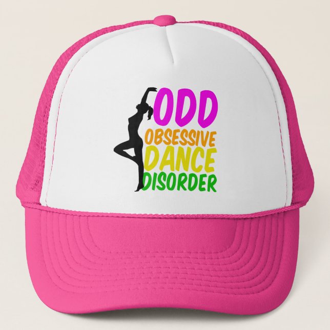 Obsessive Dance Disorder Trucker Hat (Front)