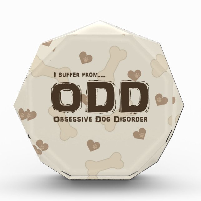 Obsessive Dog Disorder Award (Front)