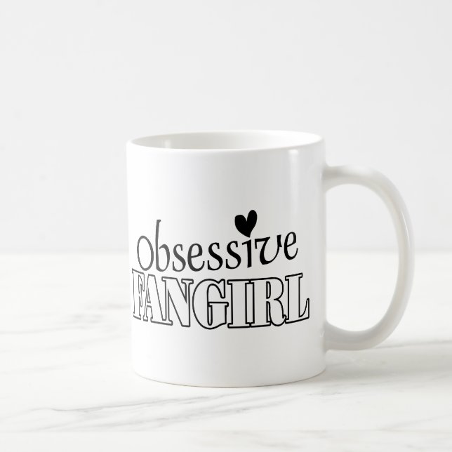 Obsessive Fangirl Coffee Mug (Right)