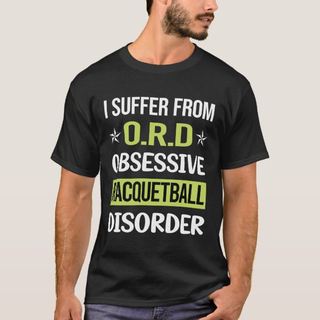 Obsessive Love Racquetball T-Shirt (Front)