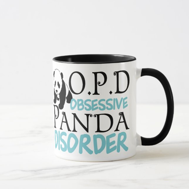 Obsessive Panda Disorder Mug (Right)