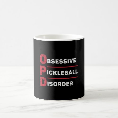 Obsessive Pickleball Disorder Pickleball Player Coffee Mug