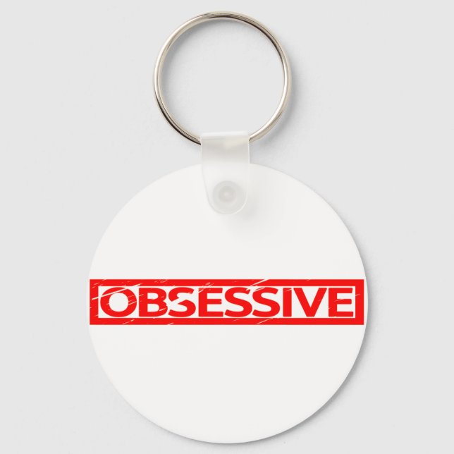 Obsessive Stamp Keychain (Front)
