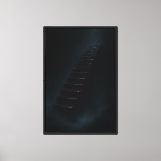 Obsidian Dream Staircase Canvas Print