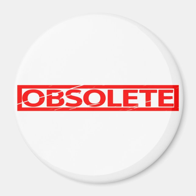 Obsolete Stamp Magnet (Front)