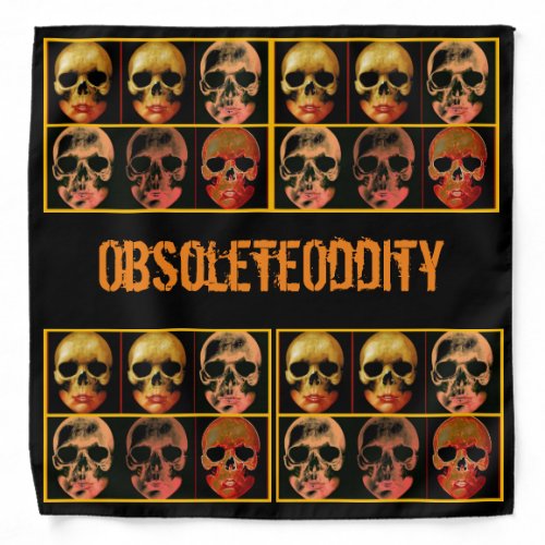 ObsoleteOddity Bandana skull collage