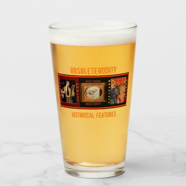 ObsoleteOddity Beer/Beverage Glass (Front Filled)