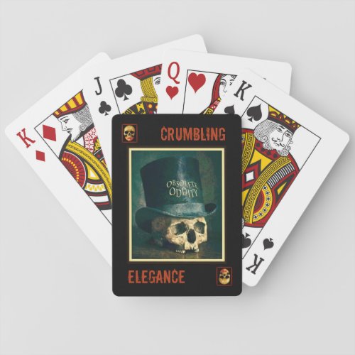 ObsoleteOddity Playing Cards _ Crumbling Elegance