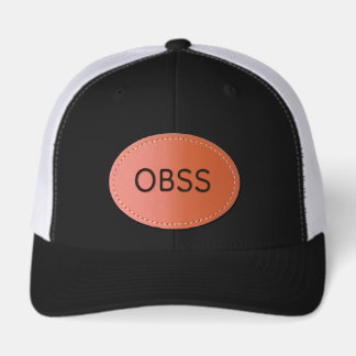 OBSS LEATHER PATCH HAT