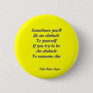 Obstacle to yourself button
