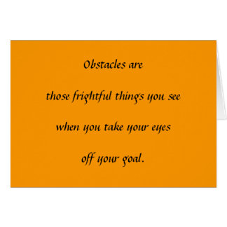 Obstacles Cards