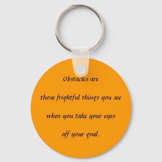 Obstacles Keychain
