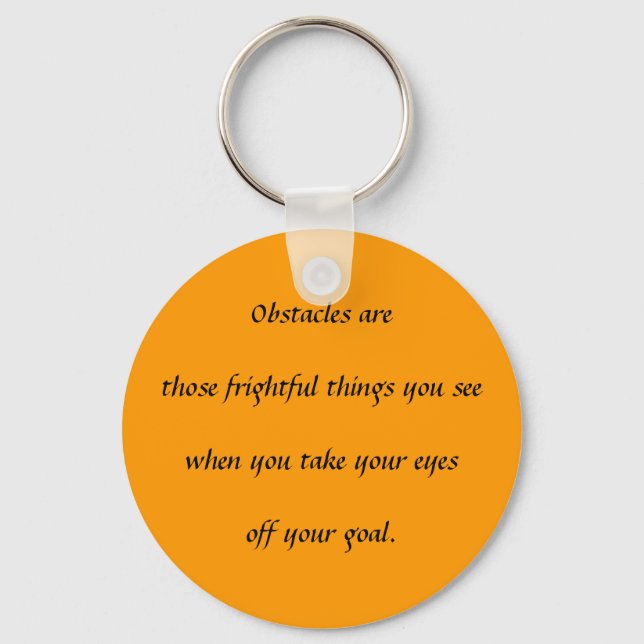 Obstacles Keychain (Front)