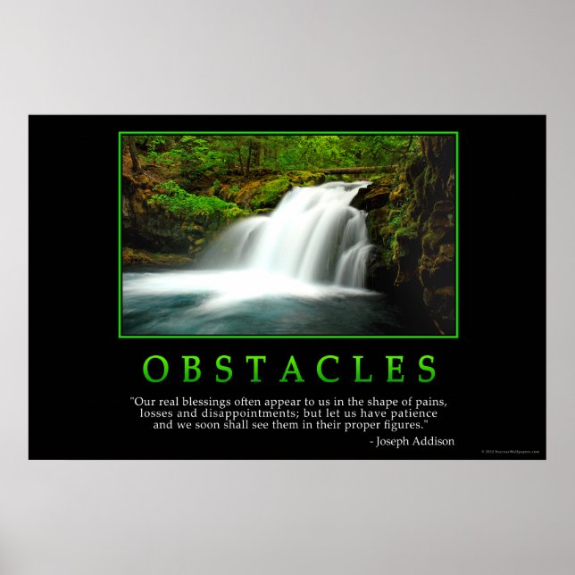 Obstacles Poster (Front)