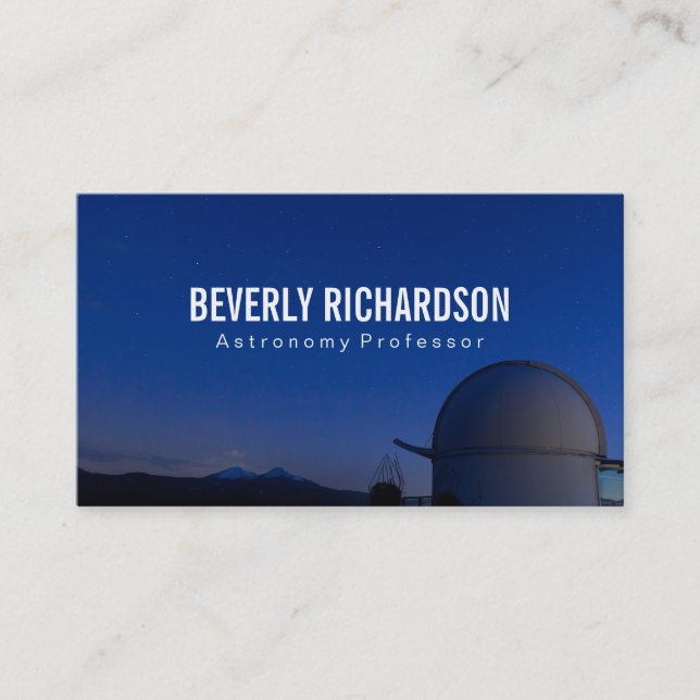 Obstervatory Business Card (Front)