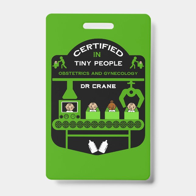Obstetrician Appreciation And Thank You gift Badge (Front)