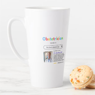 OBSTETRICIAN DOCTORS antistress google fun 02 Latte Mug