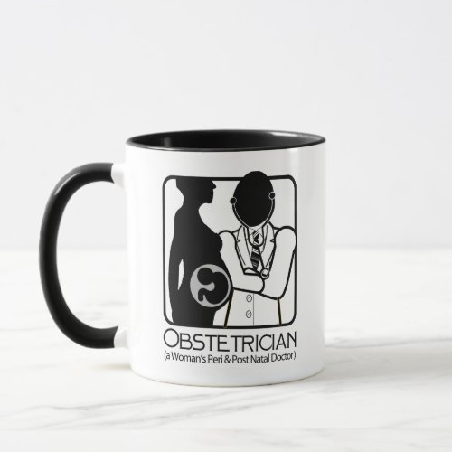 OBSTETRICIAN LOGO _ WOMANS PERI AND POST NATAL DR MUG