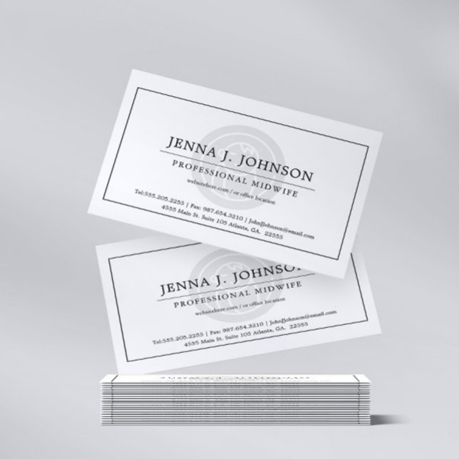 Obstetrician or Midwife Business Card (Creator Uploaded)
