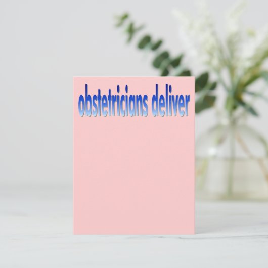Obstetricians Deliver Pun (Standing Front)