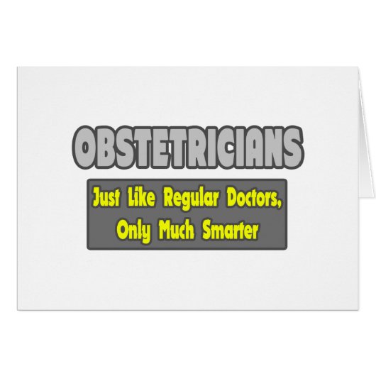 Obstetricians...Smarter Cards (Front Horizontal)