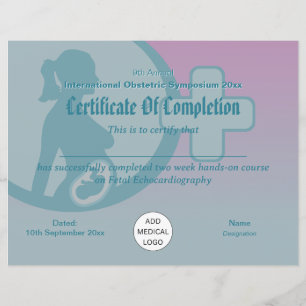 Obstetrics & Gynecology Conference Certificate