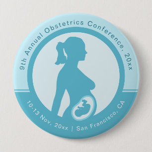 Obstetrics & Gynecology Medical Conference Button