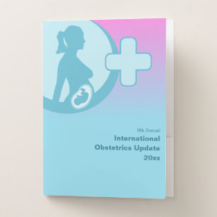 Obstetrics & Gynecology Medical Conference  Pocket Folder