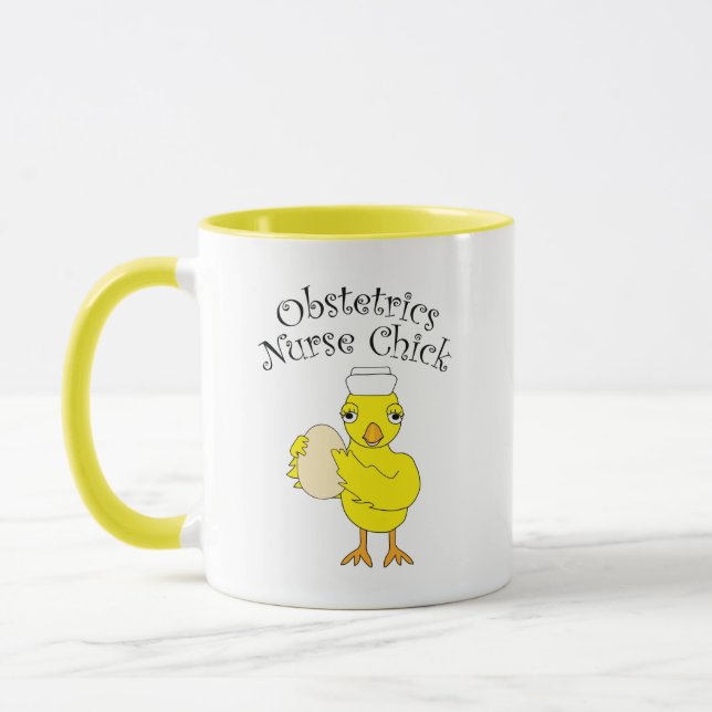 Obstetrics Nurse Chick Mug (Left)