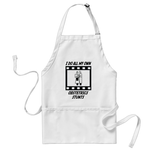 Obstetrics Stunts Adult Apron (Front)