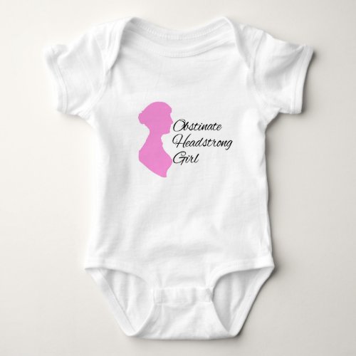 Obstinate Headstrong Girl All_in_one Baby Bodysuit