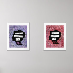 Obstinate Headstrong Girl Pride & Prejudice Wall Art Sets