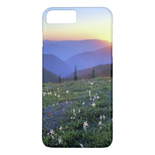 Obstruciton Point Sunset Olympic NP WA USA iPhone 8 Plus7 Plus Case