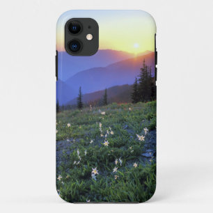 Obstruciton Point Sunset, Olympic NP, WA, USA iPhone 11 Case