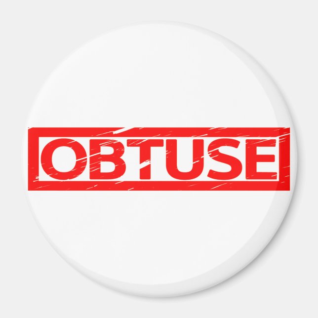 Obtuse Stamp Magnet (Front)