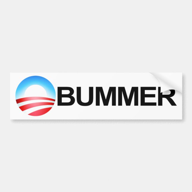 Obummer Bumper Sticker (HIGH QUALITY) (Front)