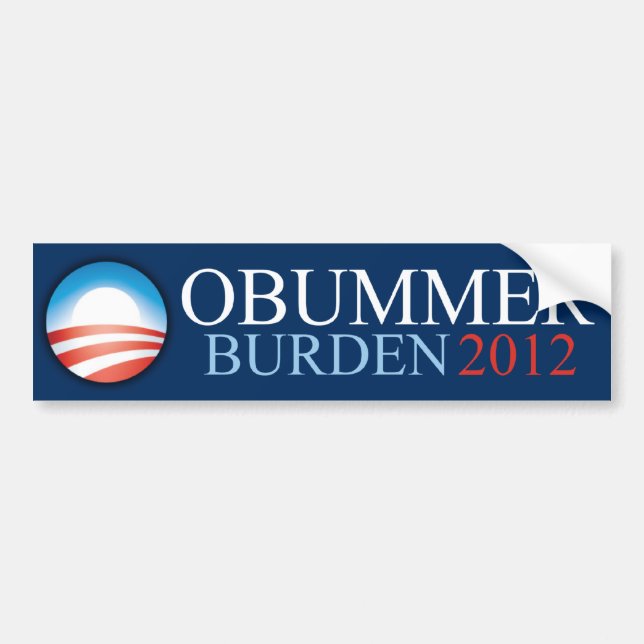 Obummer - Burden 2012 - Bumper Sticker (Front)
