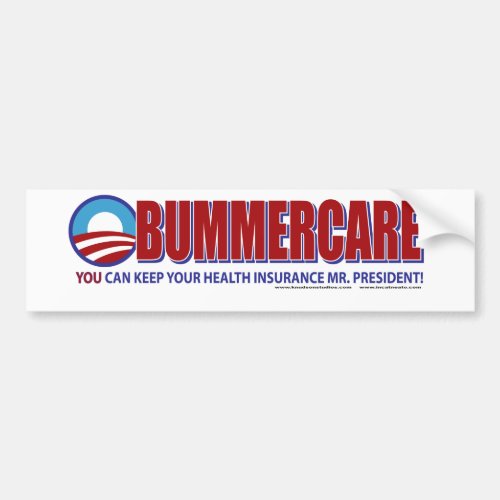 Obummer Care Bumper Sticker