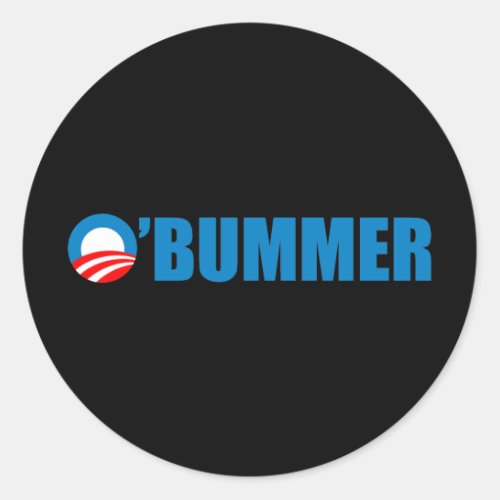 Obummer Classic Round Sticker