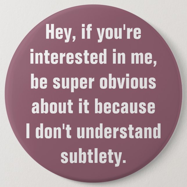 Obvious Button (Front)