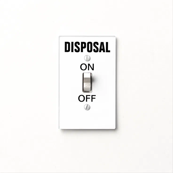 garbage disposal switch cover