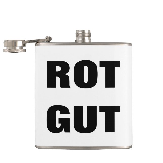 Obvious - Rot Gut Hip Flask (Opened)