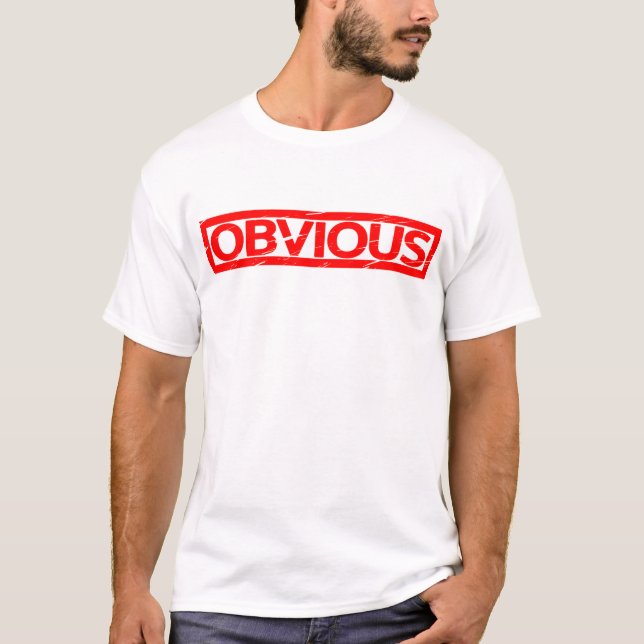 Obvious Stamp T-Shirt (Front)