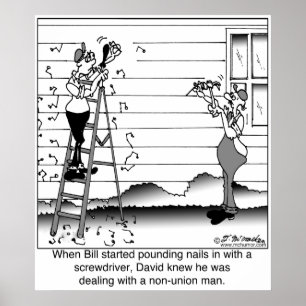 Obviously A Non Union Man Poster