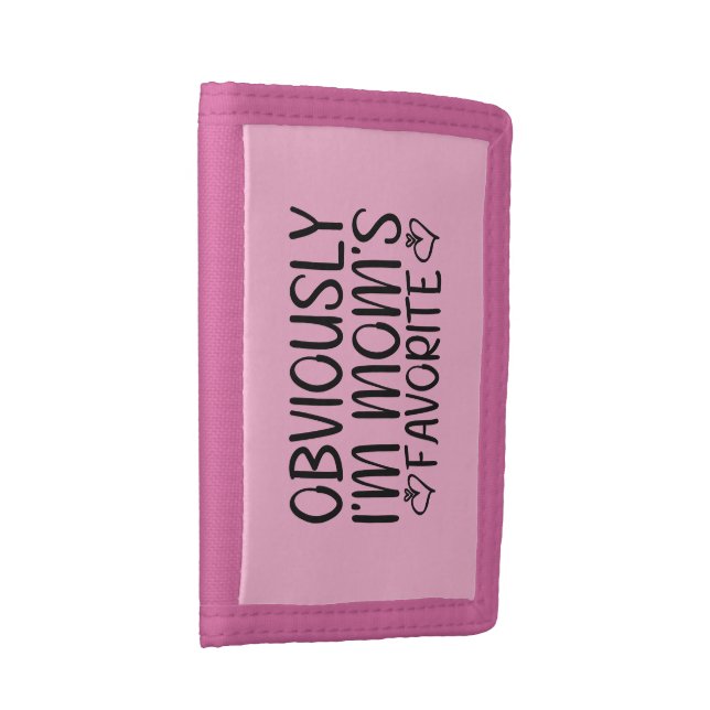 Obviously i'm mom's favorite trifold wallet (Side)