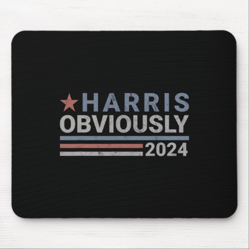 Obviously _ Kamala 2024  Mouse Pad