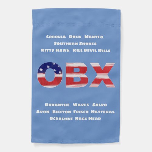 OBX Flag Text And Towns    