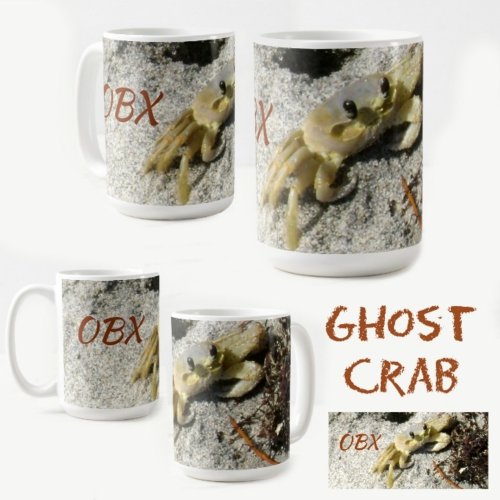 OBX Ghost Crab North Carolina Photographic Coffee Mug