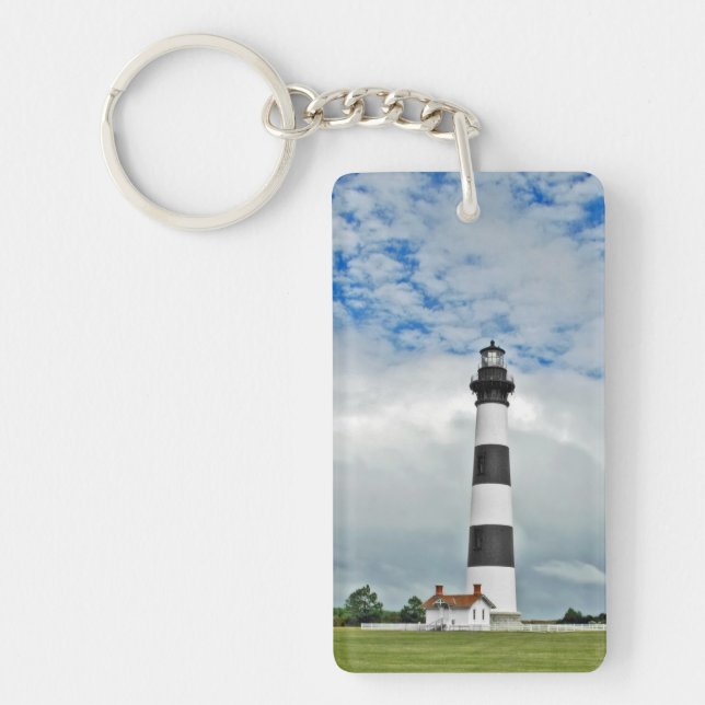 OBX Lighthouse Keychain (Front)