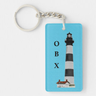 OBX Lighthouse Keychain